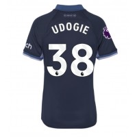 Fotbalové Dres Tottenham Hotspur Destiny Udogie #38 Dámské Venkovní 2023-24 Krátký Rukáv